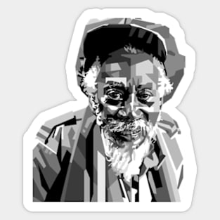 Reggae Song Pop art Grayscale Sticker